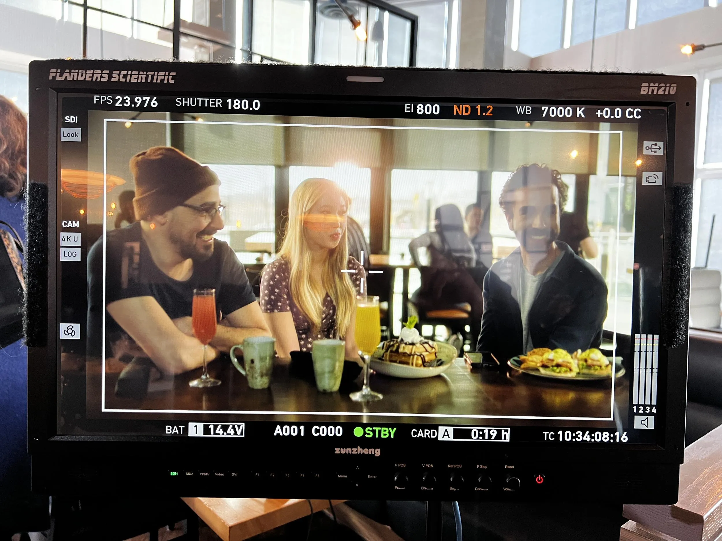 Restaurant TV commercial behind the scenes