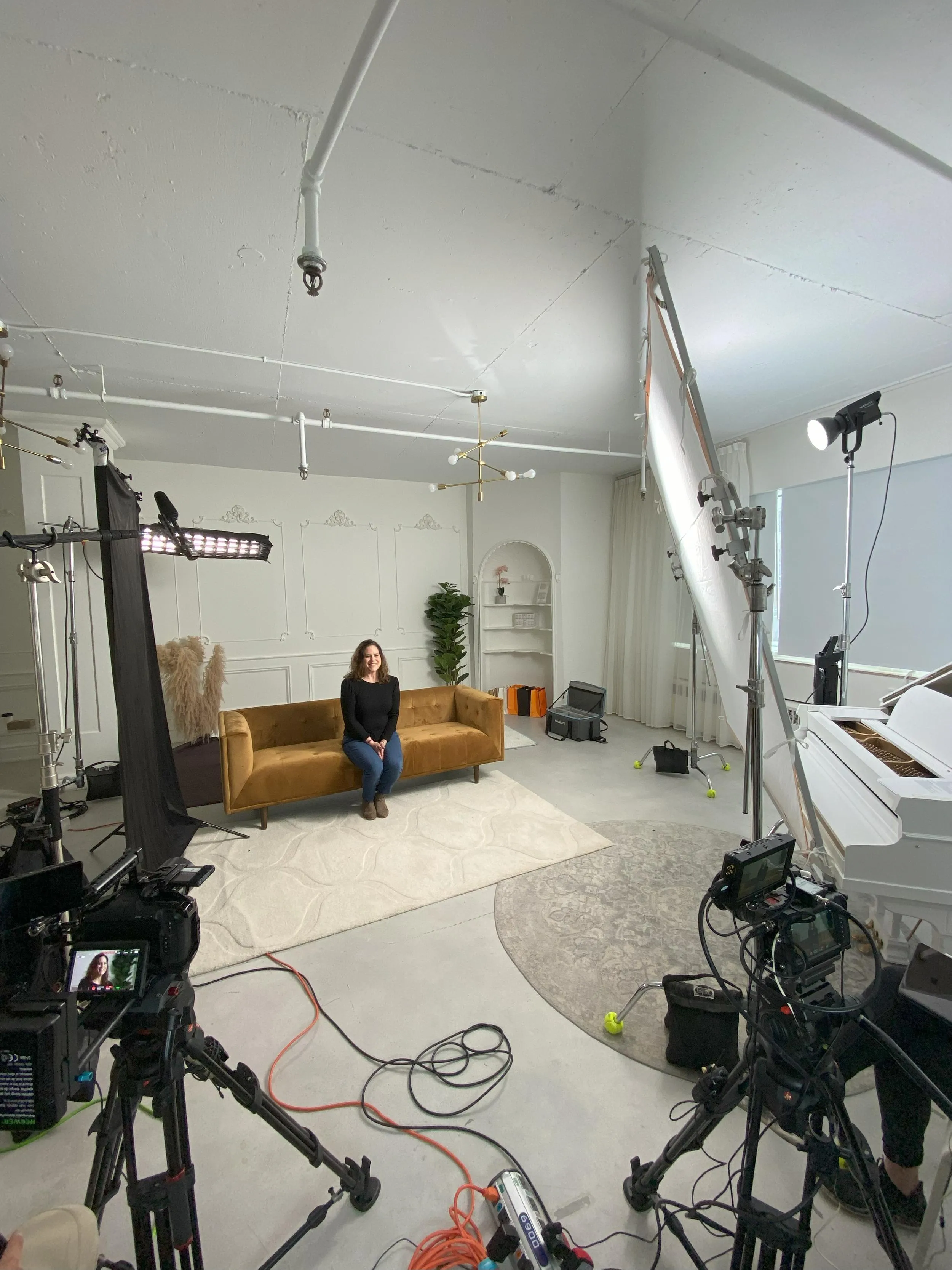 Colorectal Cancer Canada — interview setup