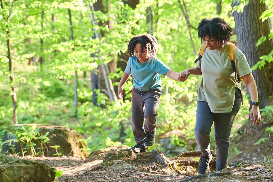 Nature Conservancy of Canada — family on trail
