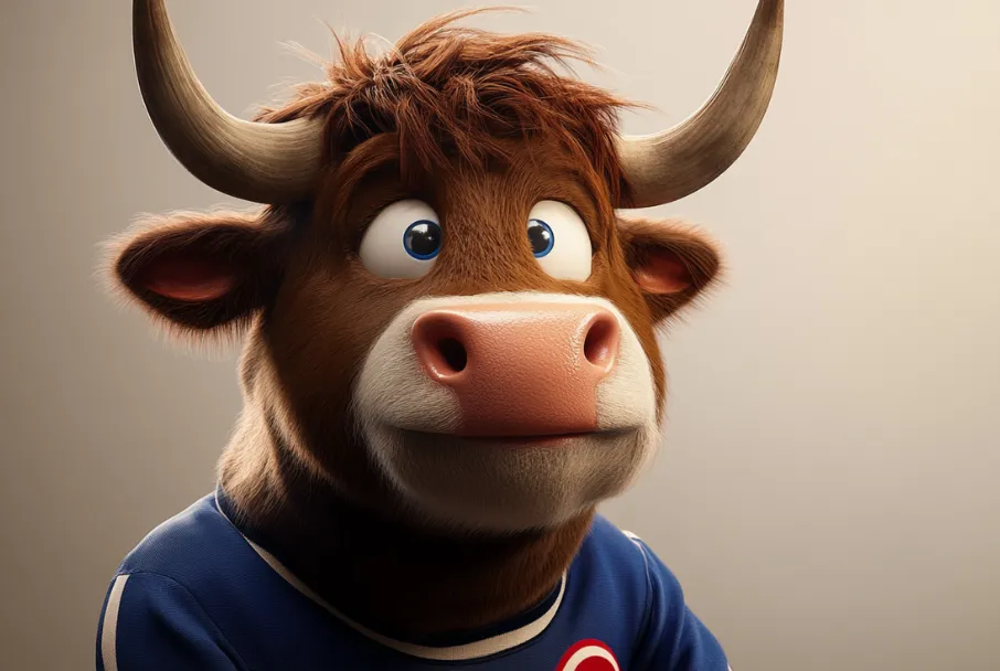 Première publicité télévisée avec joueur LNH et vache IA — Black Box Productions