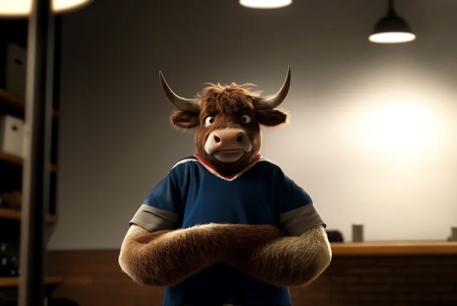 Première publicité télévisée avec joueur LNH et vache IA — Black Box Productions