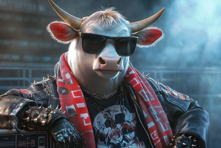 Première publicité télévisée avec joueur LNH et vache IA — Black Box Productions