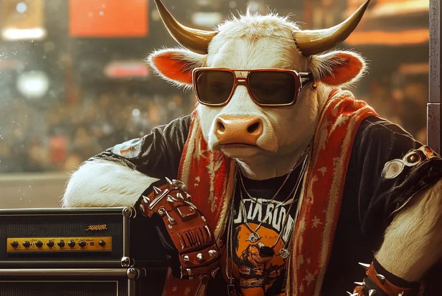 Première publicité télévisée avec joueur LNH et vache IA — Black Box Productions