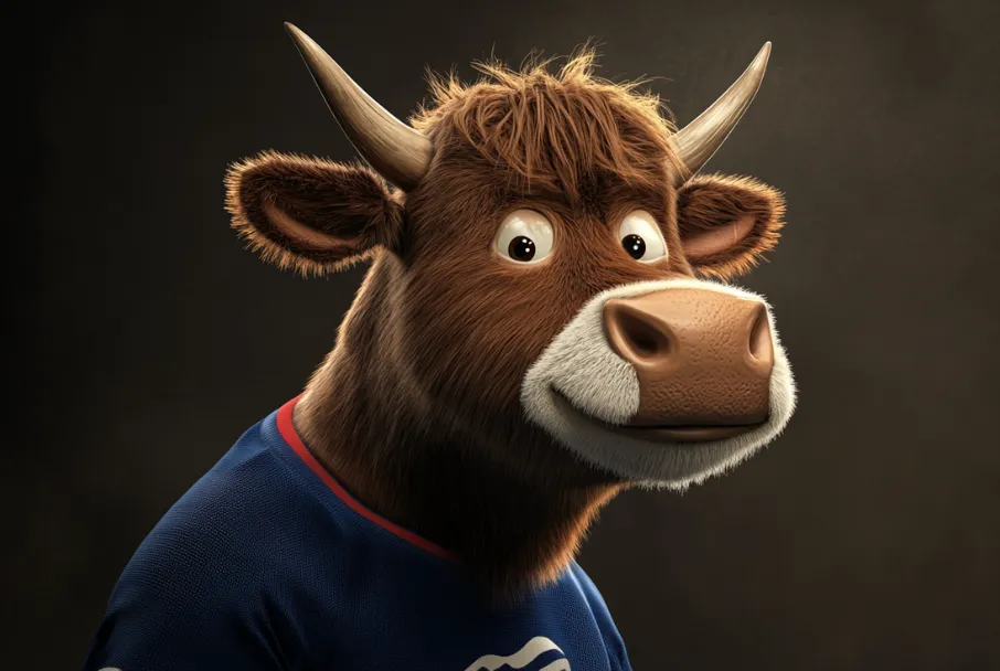 Première publicité télévisée avec joueur LNH et vache IA — Black Box Productions
