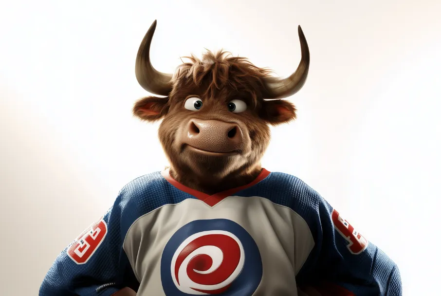 Première publicité télévisée avec joueur LNH et vache IA — Black Box Productions