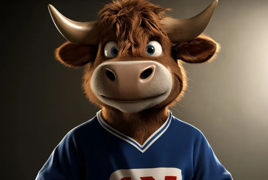 Première publicité télévisée avec joueur LNH et vache IA — Black Box Productions