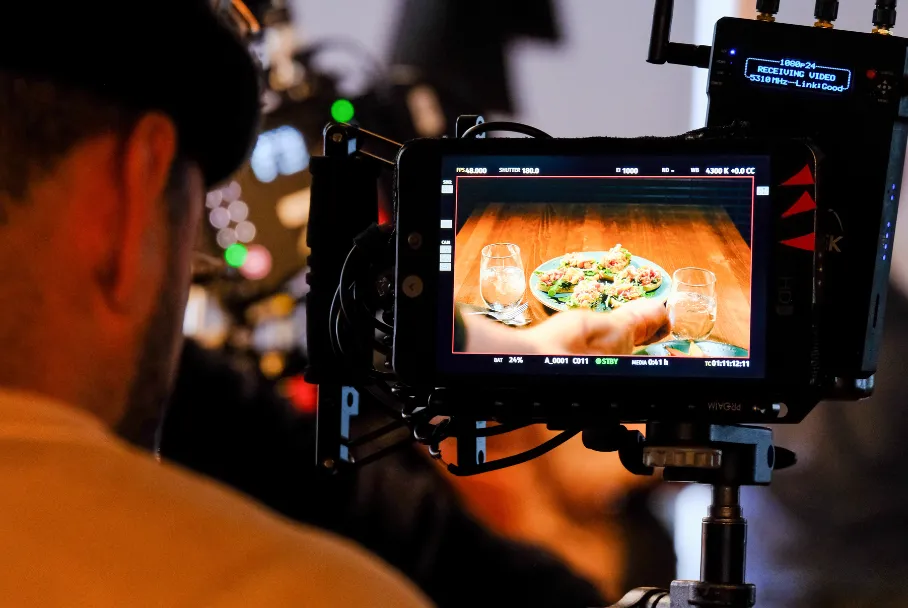 Milestones restaurant commercial shoot