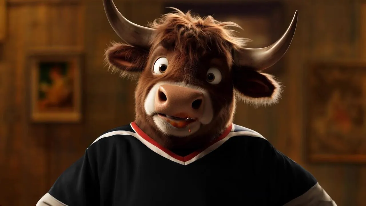 World's First TV Commercial Featuring an NHL Player and an AI Cow