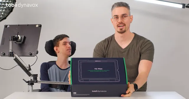Unboxing the Tobii Dynavox TD Pilot