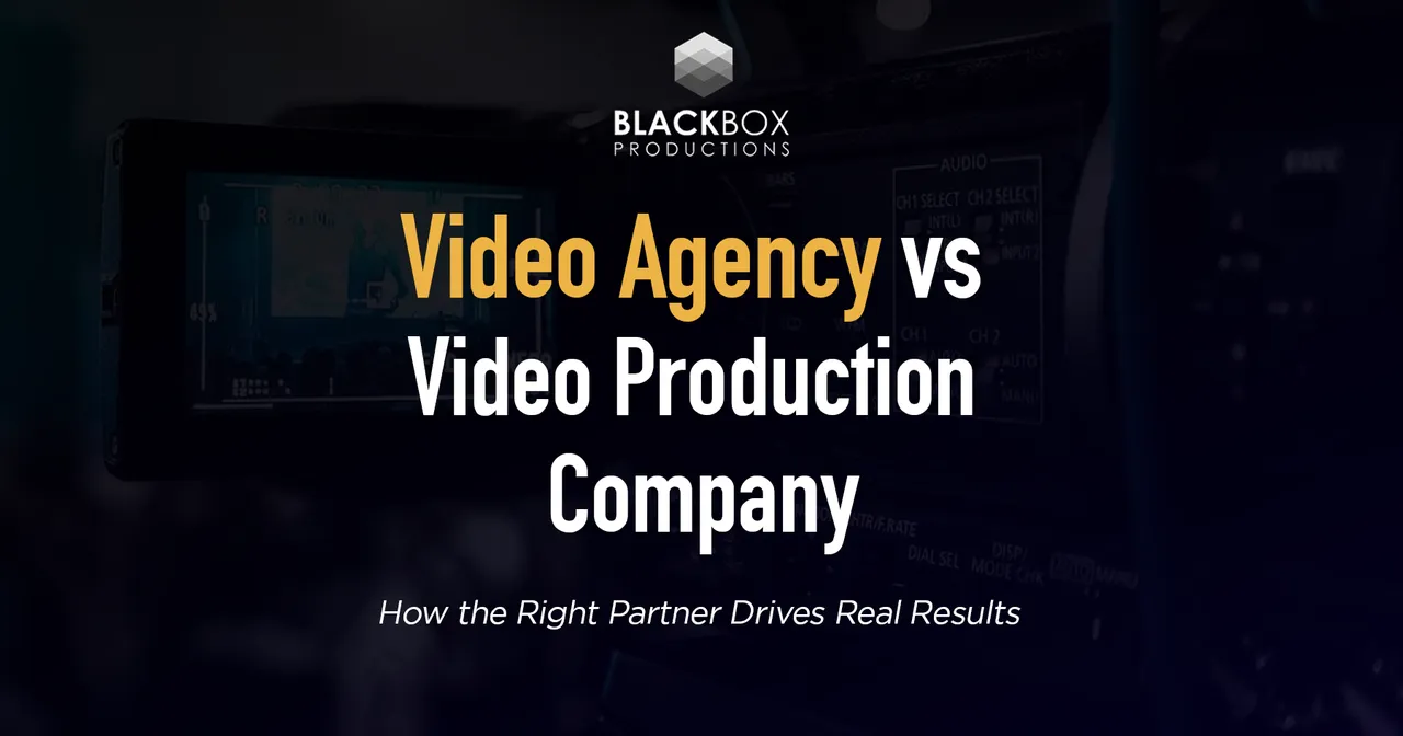 Video Agency vs Video Production Company: How the Right Partner Drives Real Results