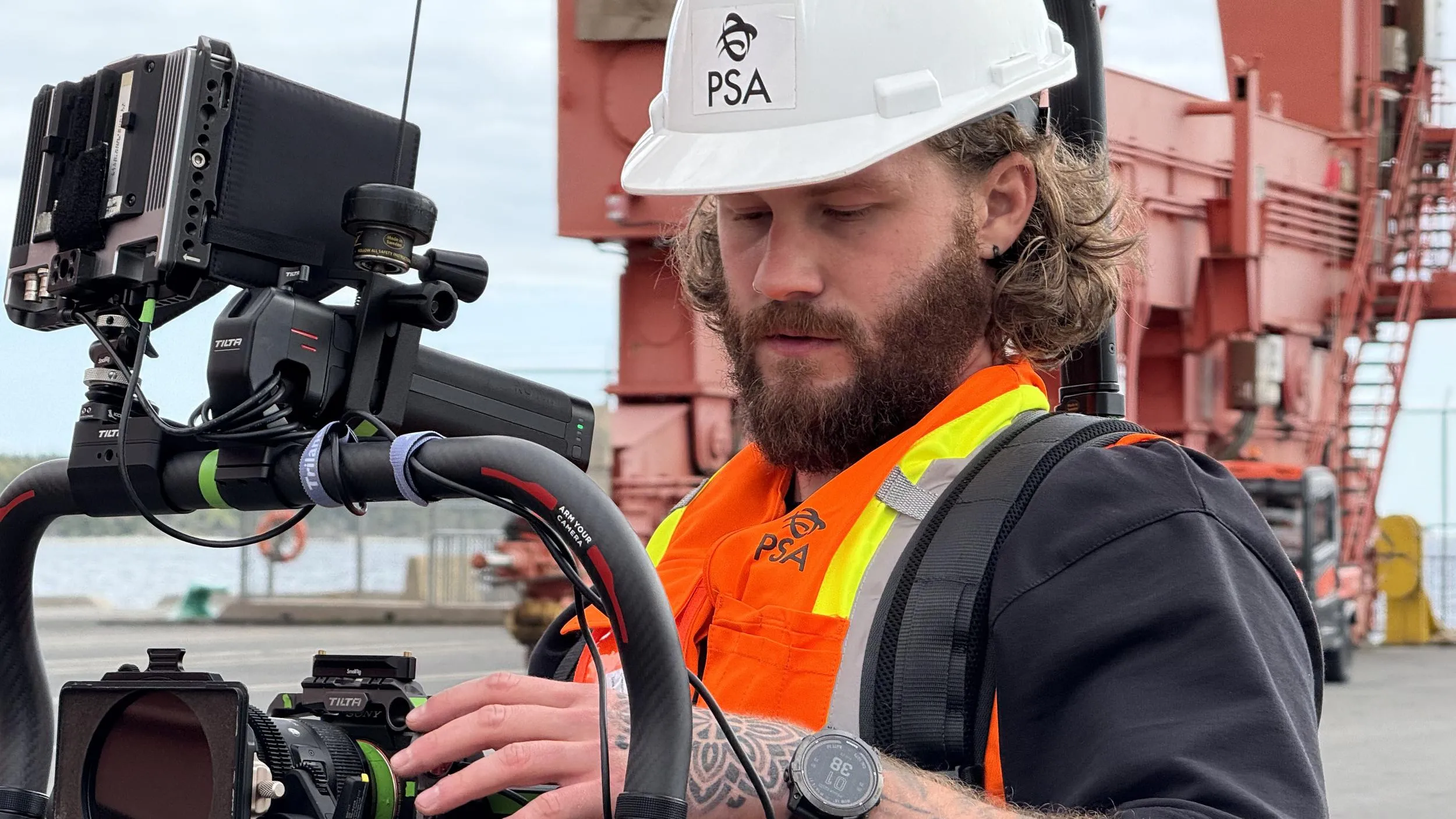 MSC Canada port operations — multi-city shoot