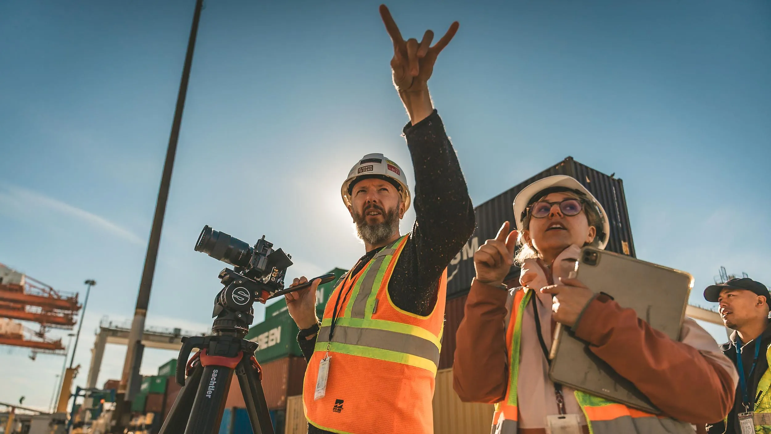 MSC Benin GCT Vanterm — gantry crane perspective